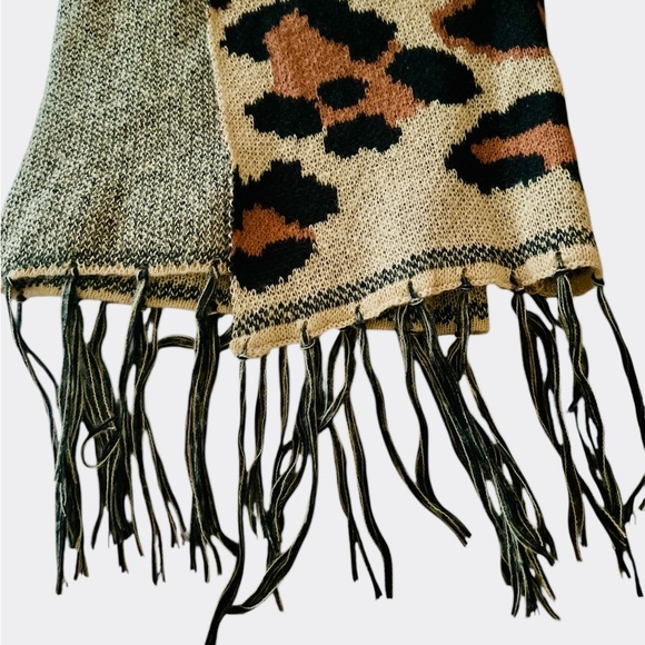 Animal Print Open Front Lightweight Cardigan Brand New - Picture 4 of 4